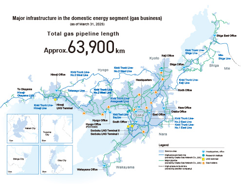 Our service area map