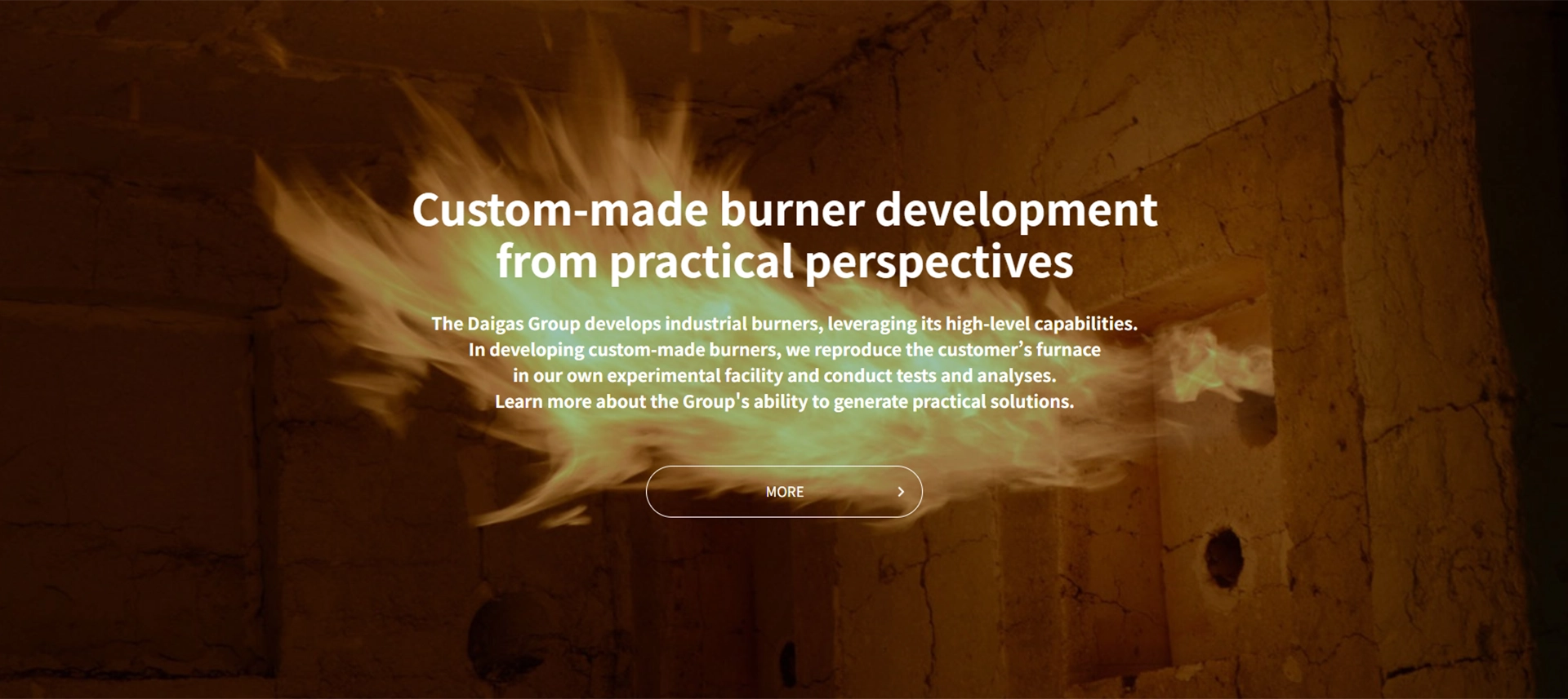 Custom-made burner development from practical perspectives