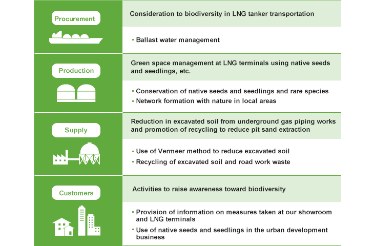Key Biodiversity Efforts in the Value Chain