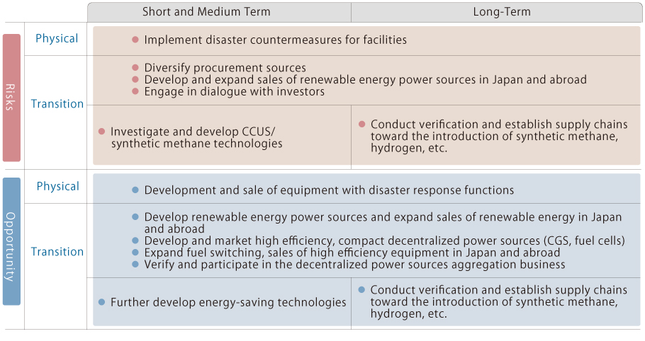 Strategies/Countermeasures for Risks and Opportunities
