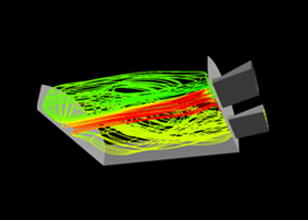 Combustion and Heat Transfer Simulation Technology for Industrial Furnace Design Support