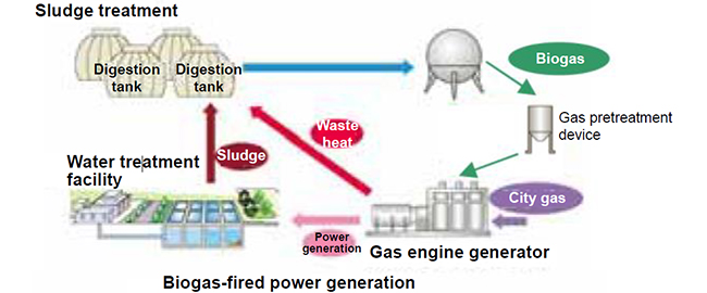 Gas Utilization and Biogas Production in the Urban Environmental Field (Waste and Sewage Treatment)