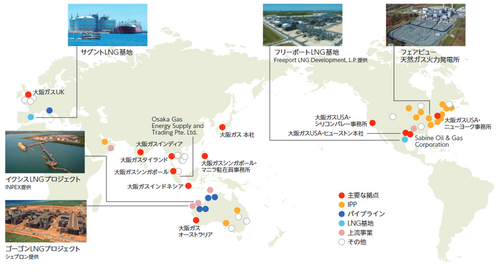 海外エネルギー事業の投資の状況