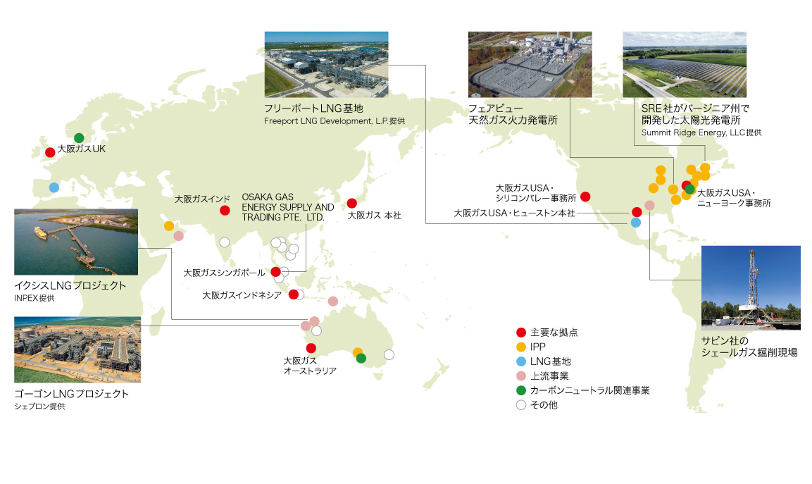 海外エネルギー事業の投資の状況