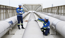 Regular inspection of gas pipes on bridges