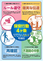 “Four Safety Principles” poster