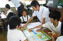Energy and environment education program “Rethinking Lifestyles to Make Them More Earth-friendly” class