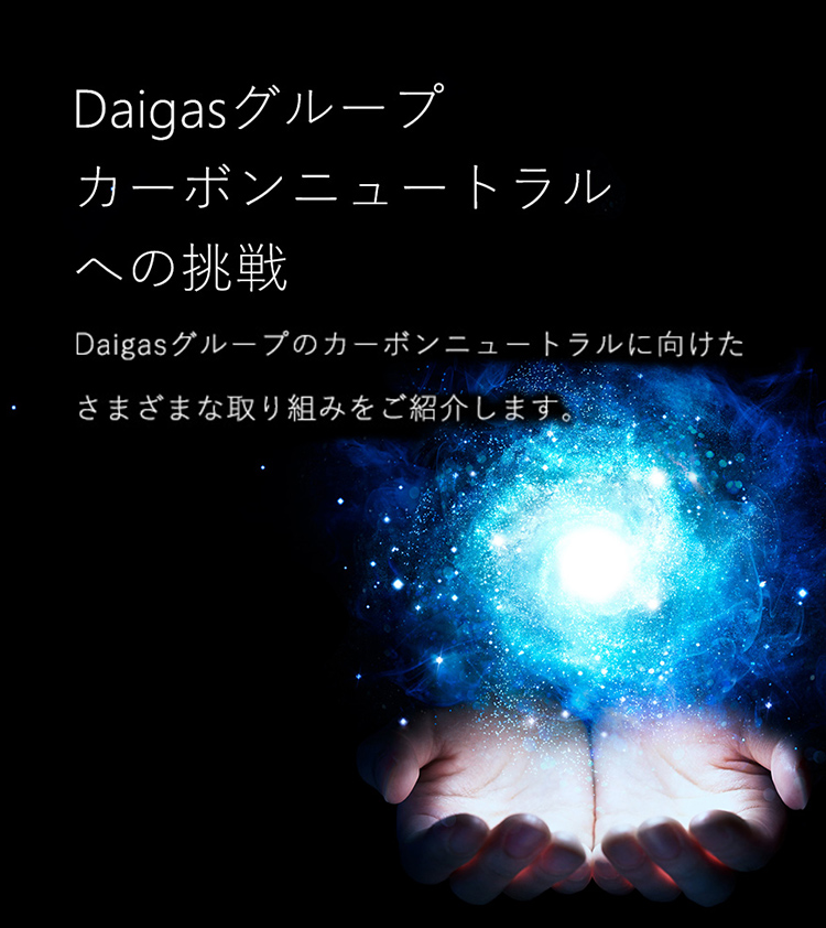 Daigasグループ カーボンニュートラルビジョン