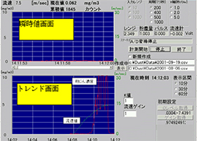 管内ダスト・流速監視装置