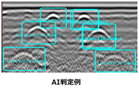 AIが埋設管を判断するAIレーダーロケーター