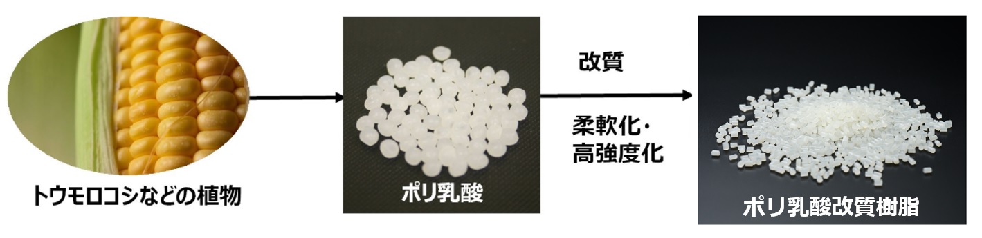 図１.ポリ乳酸の改質