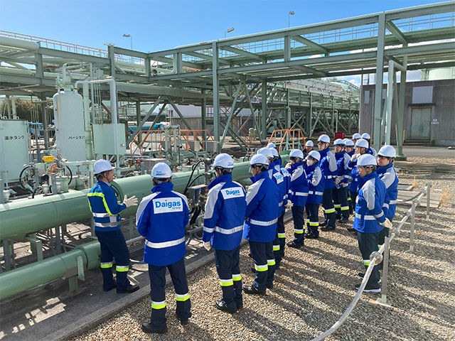 総合コース(都市ガス製造・発電・エンジニアリング事業を幅広く学ぶ)