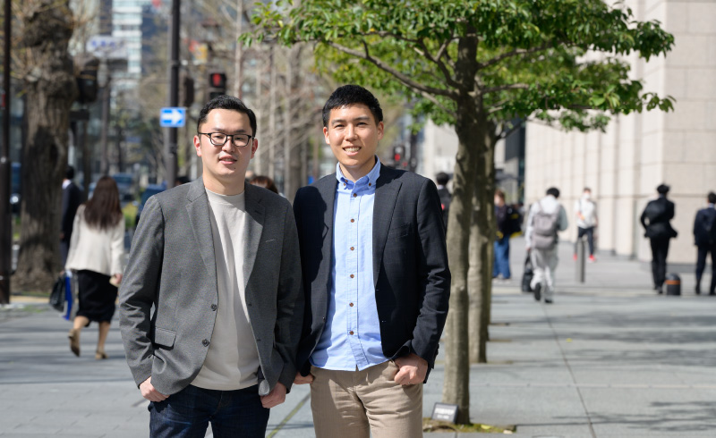 写真：高橋さん、杉原さん