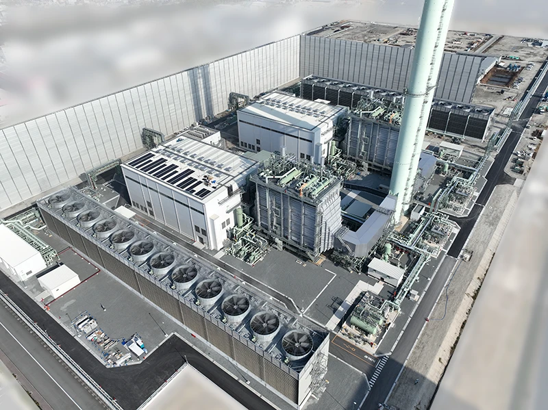 本発電所の全景