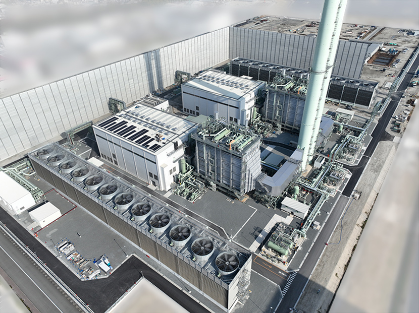 姫路天然ガス発電所の全景